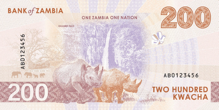 (592) ** PNew (PN66) Zambia - 200 Kwacha (2024(2025))